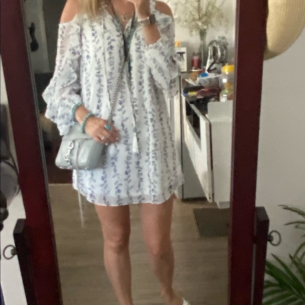 Aqua beautiful dress , light and comfy